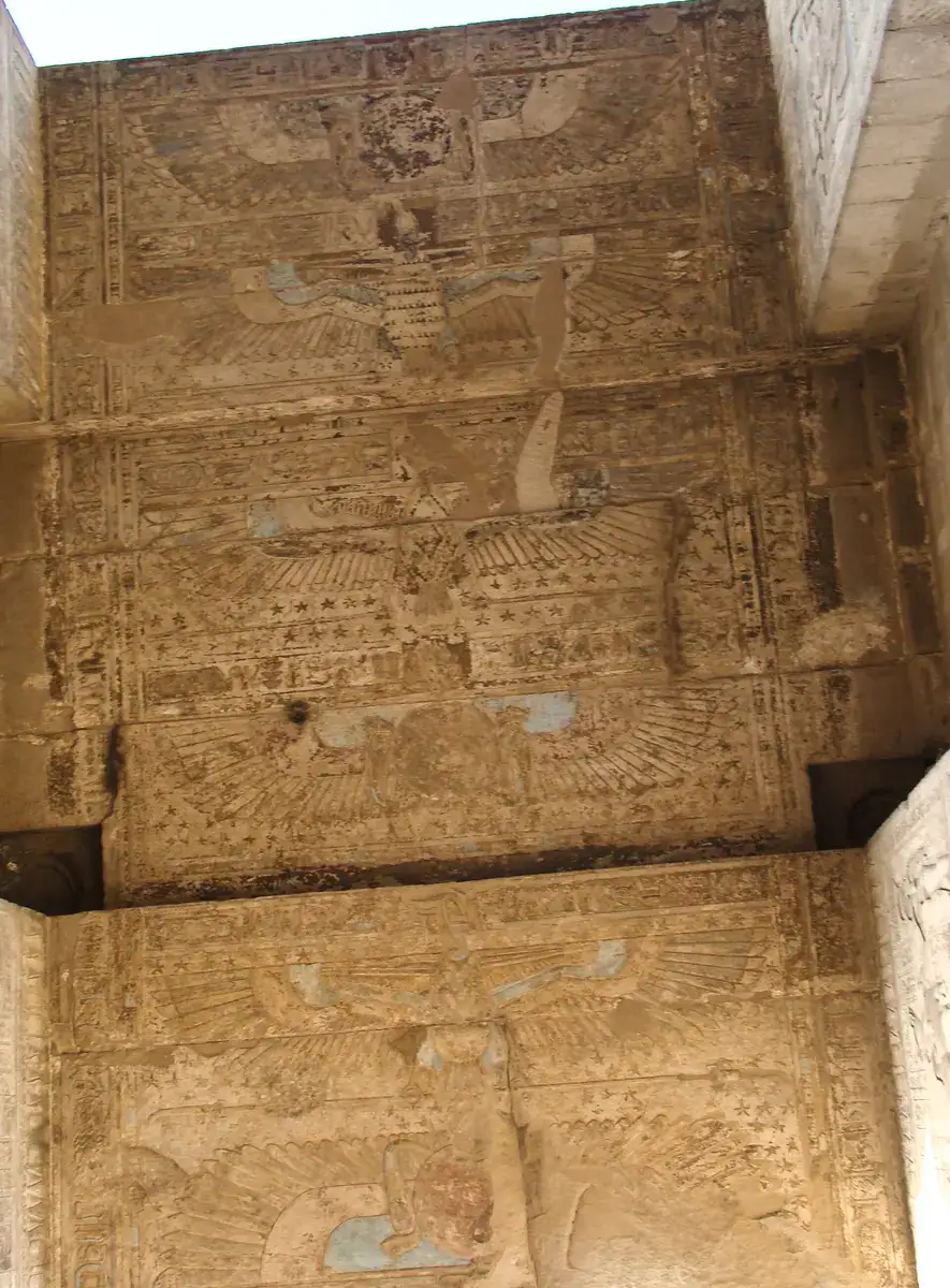 Decorated gateway at Edfu