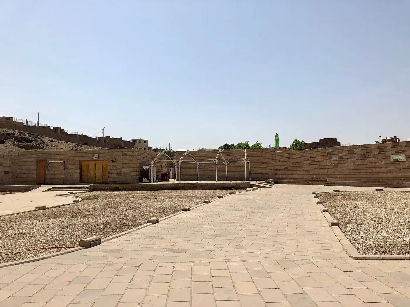 Monumental entrance pavilion of Edfu Temple