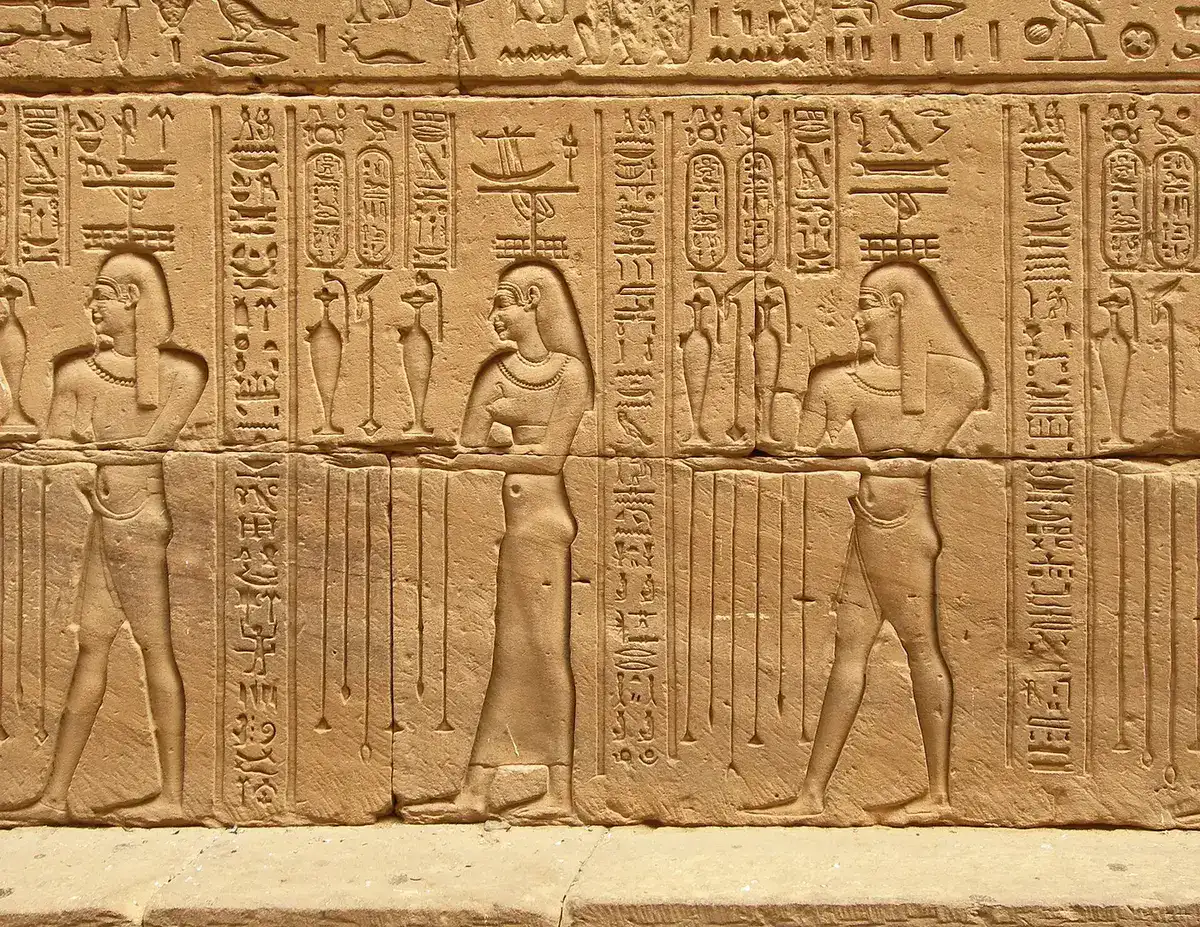 Offering reliefs at Edfu