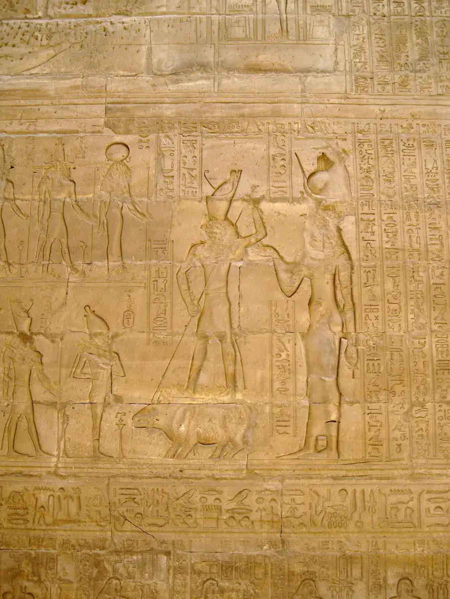 Ptolemaic king relief
