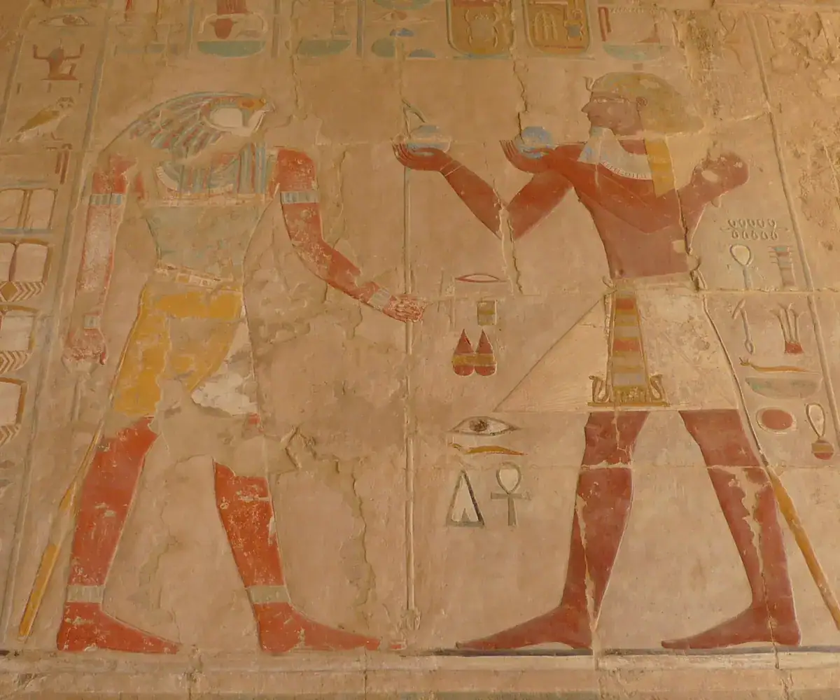 Anubis Chapel relief at Hatshepsut Temple