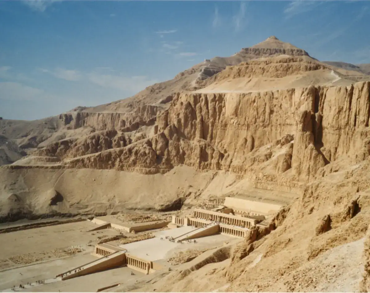 Central processional ramp at Deir el-Bahari