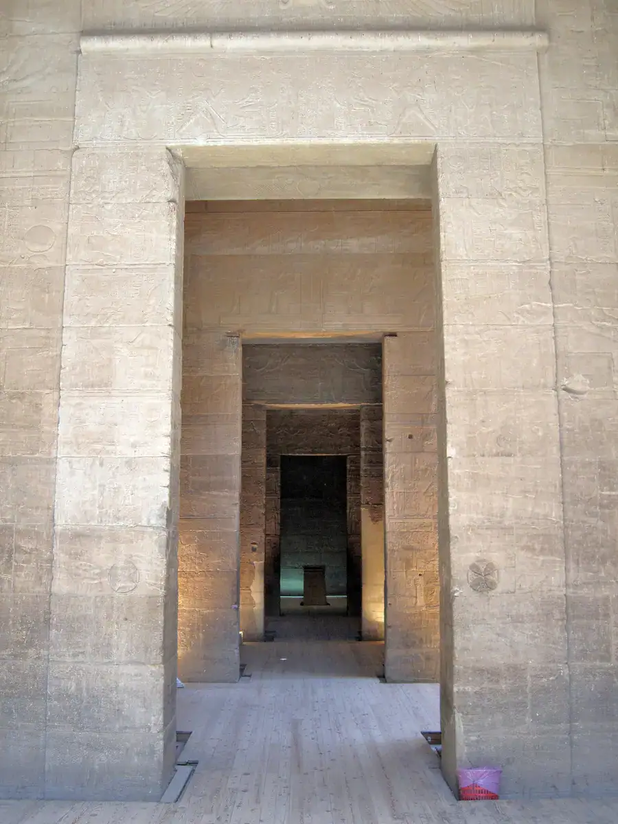 Sanctuary interior of Philae Temple