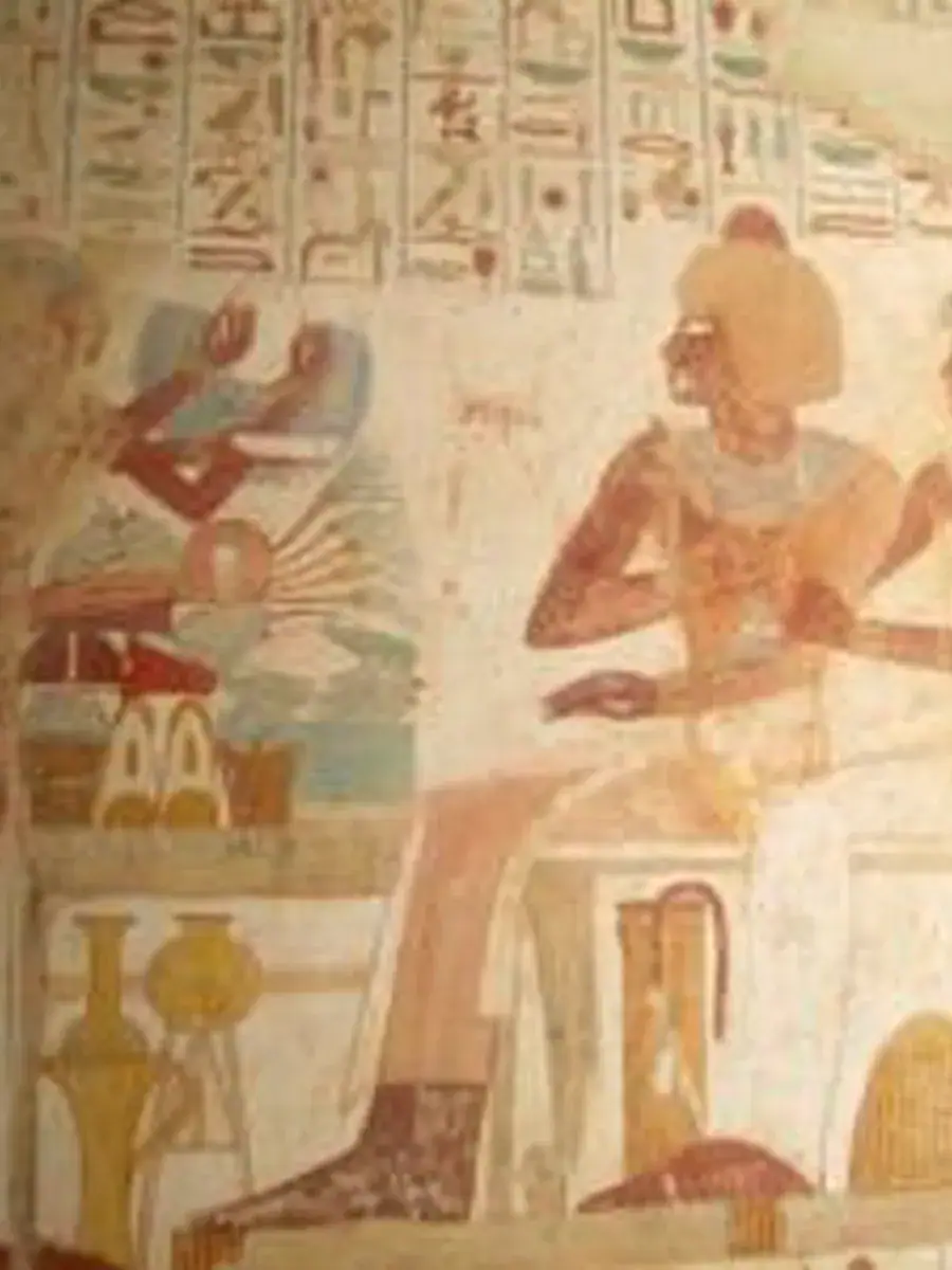 Seated official in the Tombs of the Nobles in Luxor, Userhat TT56