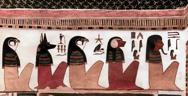 Nefertari QV66 divine guardians
