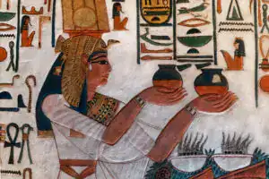 Nefertari QV66 offering scene
