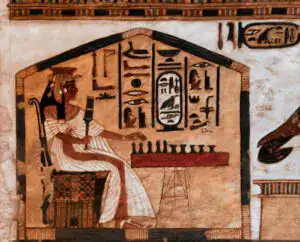 Nefertari QV66 seated queen
