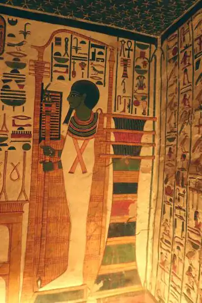 painted corridor detail