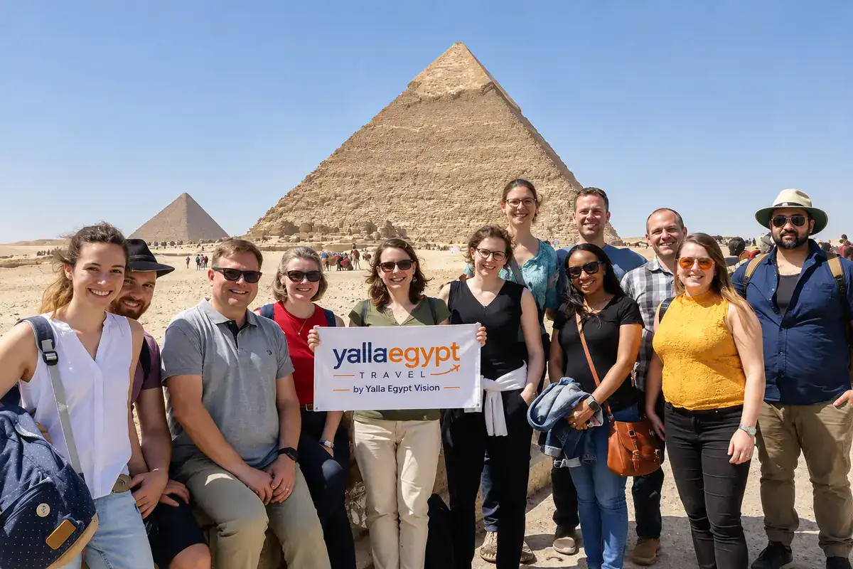 Egypt Classic Tours with Yalla Egypt Travel at the Giza Pyramids