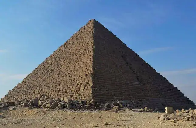 Pyramid of Menkaure at the Pyramids of Giza