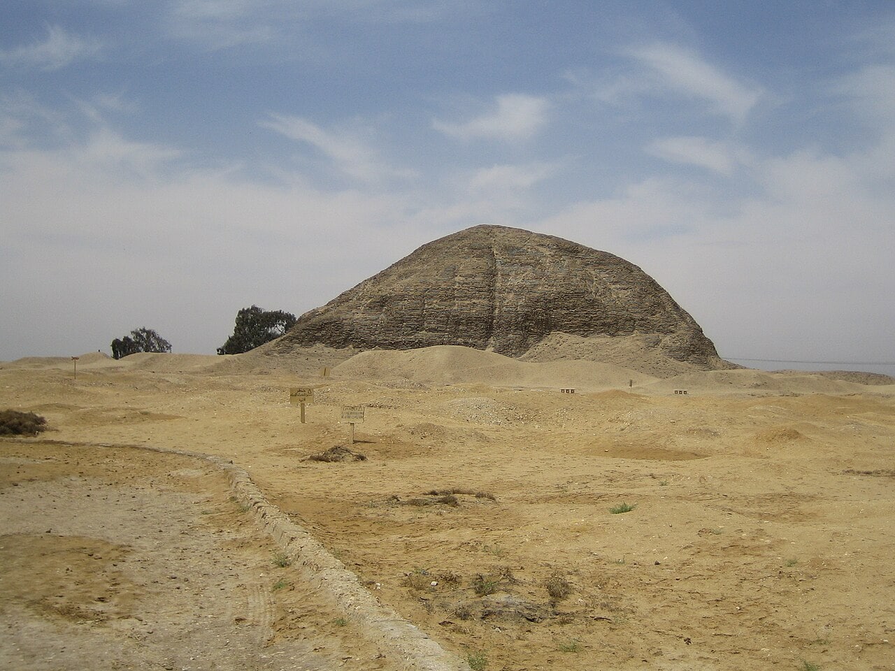 Pyramid of Amenemhat III at Hawara in Fayoum, Egypt