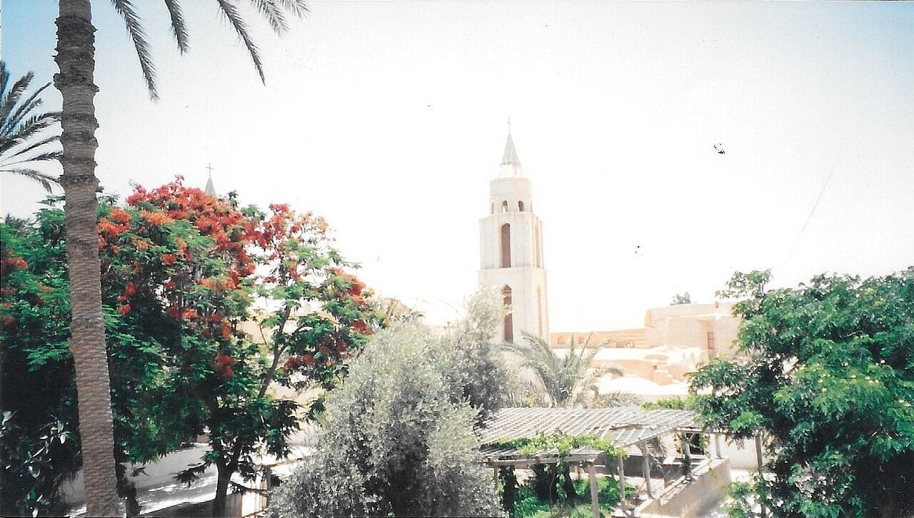 Coptic monastery of Saint Bishoy in Wadi El Natrun, Egypt