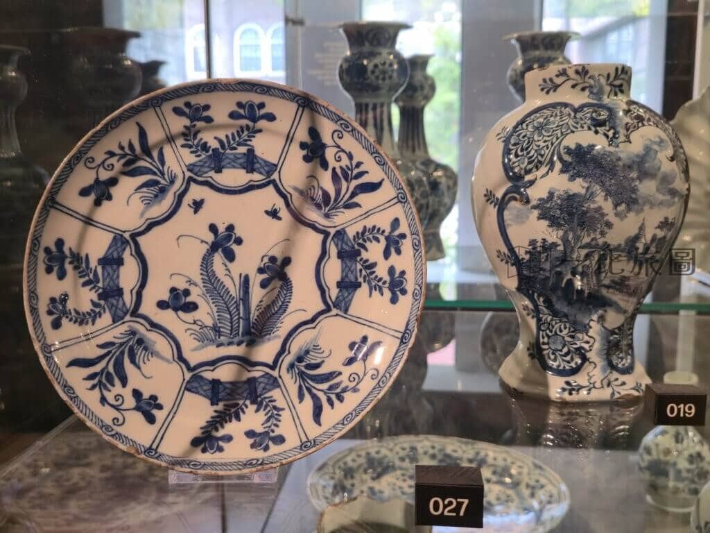 台夫特藍瓷工廠展品