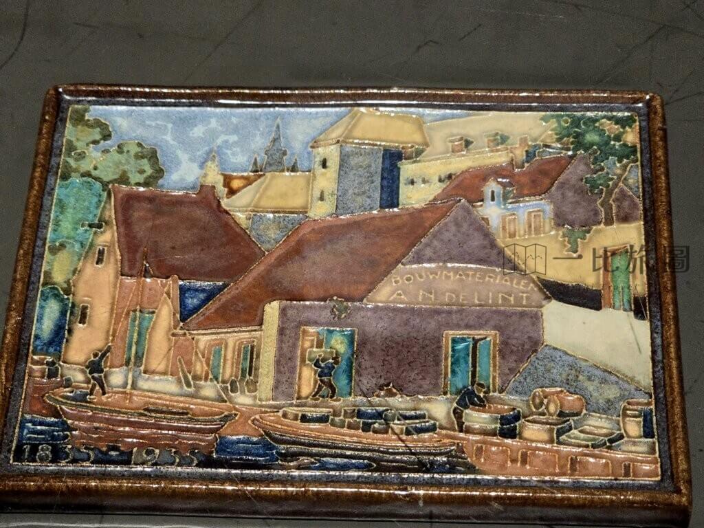 台夫特藍瓷工廠展品
