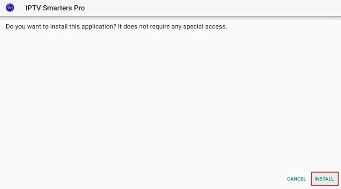 Install IPTV Smarters Pro APK