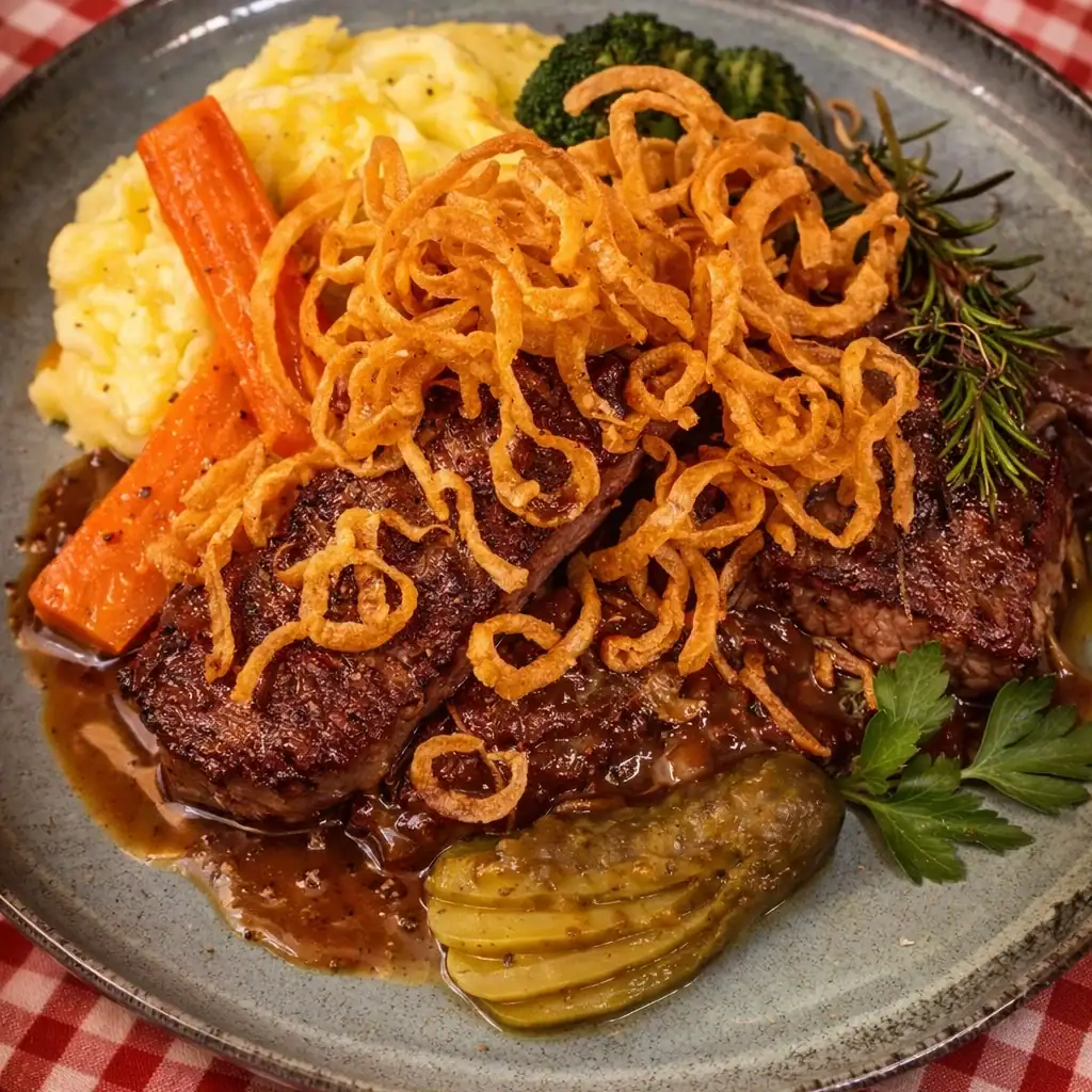Zwiebelrostbraten – Yvonnes kleines Gasthaus Wedel