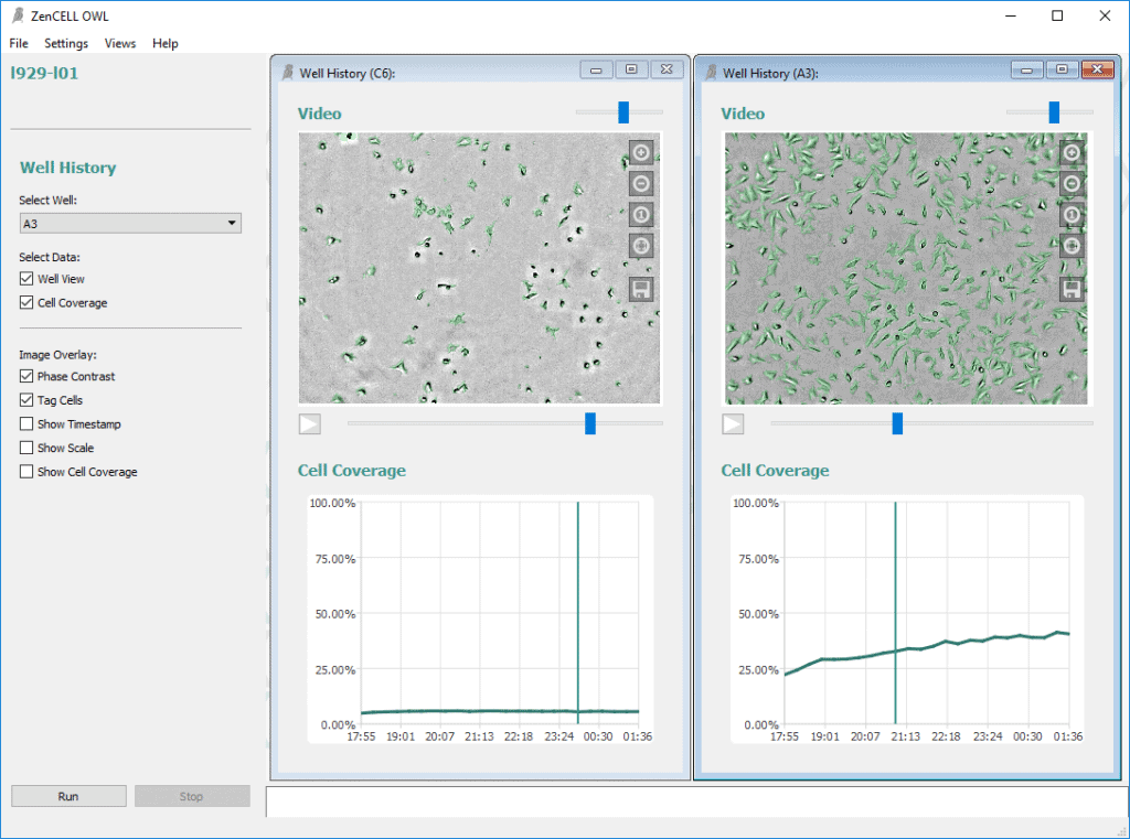 zenCELL owl well history software view