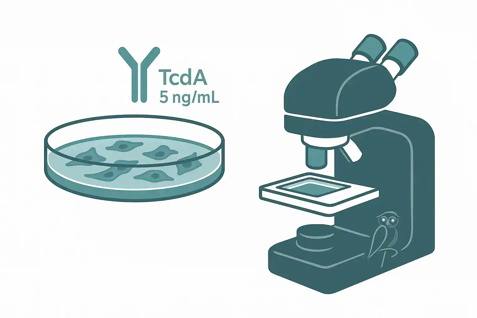 zenCELL owl cell intoxication assay experimental setup — real-time toxin monitoring