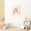 Canvas kinderkamer schilderij met schildpad print