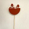 Houten wandlamp kinderkamer jungle thema