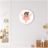 Kinderkamer muur met muurcirkel fairy garden elfje
