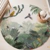 Babykamer met vloermat / vloerzeil kinderkamer, speelmat, knoeimat