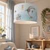 Hanglamp kinderkamer Dolfijn, onderwater thema in de kinderkamer