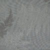 close-up view of Grey silk cushion cover with woven leaf patterns from Mulberry Home India