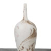 medium-sized white marble finish ceramic vase from Mulberry Home India