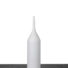 Medium-sized matte white porcelain vase from Mulberry Home India