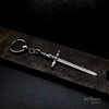 A Knights Tale, a medieval sword earring, long with small hoop