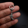 Khanjar, small dagger earring with stainless steel small hoop