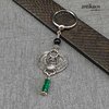 Boho earring,egyptian scarab earring,malachite earring