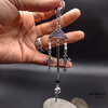 ear weight,three crosses earring,gothic earring