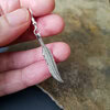 Boho earring,tribal earring,feather earring