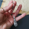 Carnelian earring,tribal celtic earring