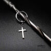 goth earring,cross and bones earring