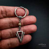 triangle spike earring,greek triangle aerring