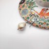 pearl earring,baroque pearl earring