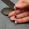modern gemstone earring