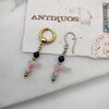 modern gemstone earring