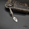 evil eye pendant earring