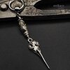 raven skull earring,bird skull earring