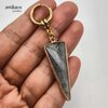 large labradorite charm earring