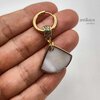 triangular shell pendant earring