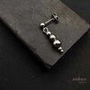 minimalist spheres earring