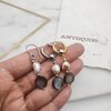 pearl earring,baroque pearl earring