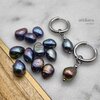 red pearl earring