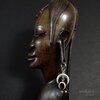 silver moon earring,moon earring