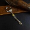 vking spike tiger's eye earring
